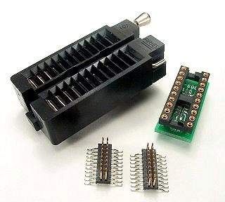 SOIC Emulator Adapter, PA-DSO-2003Z-D420-20/2, 20 Pin DIP 0.3