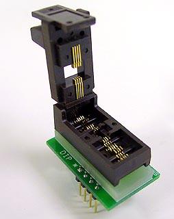 PA8MSO-4338-6 Programming Adapter for 8 Pin MSOP 2.8mm Wide, 0.65mm Pi ...