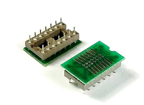 PA-SOD3SM18-14 SMT to Thru-Hole for 14 Pin SOIC 150-300 Mil – Logical ...
